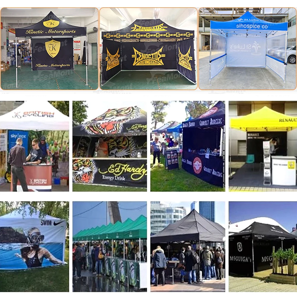 FEAMONT Gazebo Tent for Sale 3X3m Folding with Awning