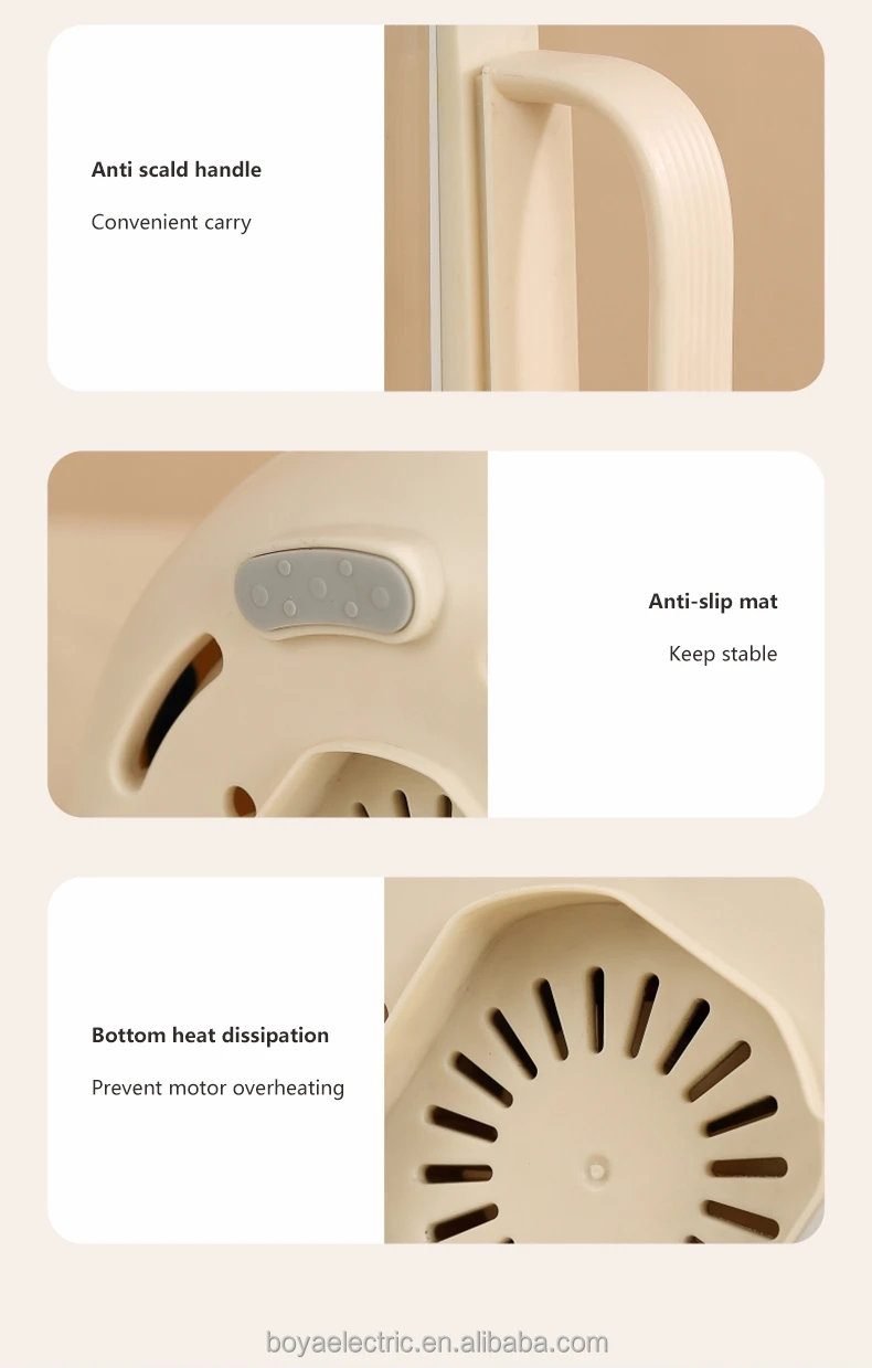 Automatic nut milk maker with heating function Soybean milk machine high quality Multi-functional machine to make nut milk