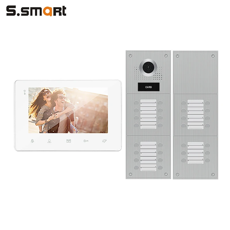 
Wholesale Price 7inch TFT LCD Screen Video Intercom Plastic Housing Doorbell 