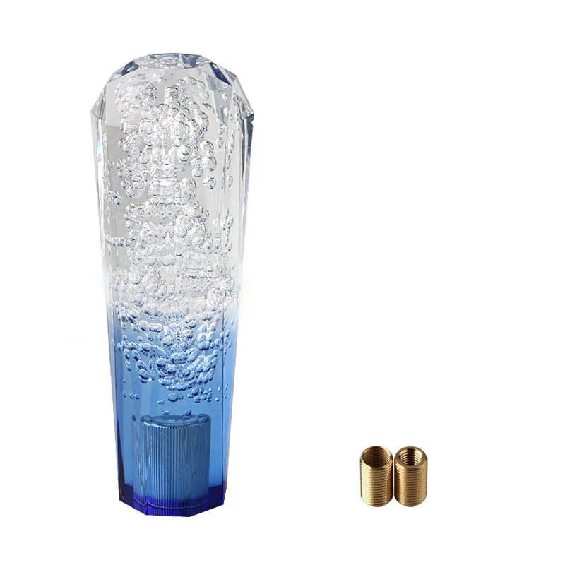Universal Crystal Octangle AT/MT Car Shift Knob Automobile Gear Stick Shifter Lever Head