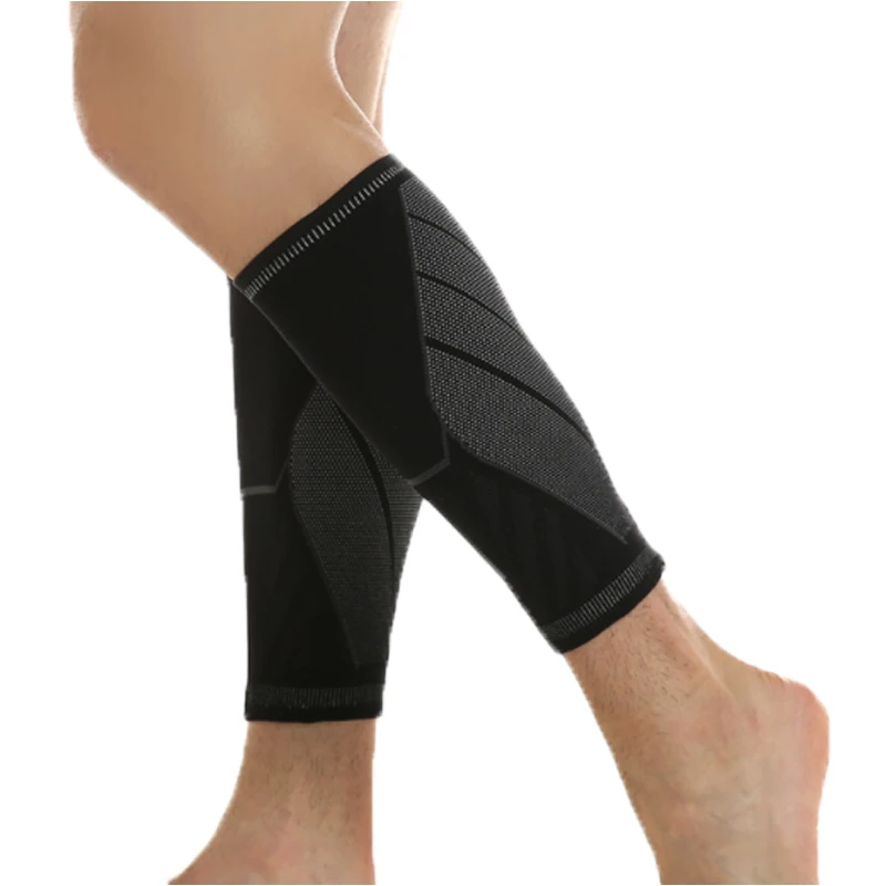 Selling Adult Elastic Adjustable Sport Support Nylon Anti Knitting Calf Sports Compression Running Sleeve