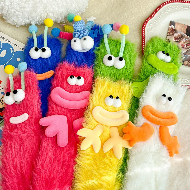 Designer Sleeping Fuzzy Cute Animal Socks Winter Home Warm Plush Couple Sock Novelty Funny Fluffy Soft Slipper Socks for Women