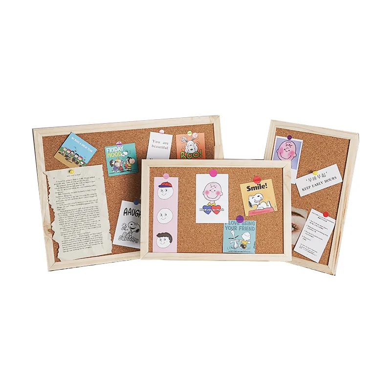 Высококачественная пробковая доска для объявлений, пробковая доска для объявлений, декоративная пробковая доска для записей