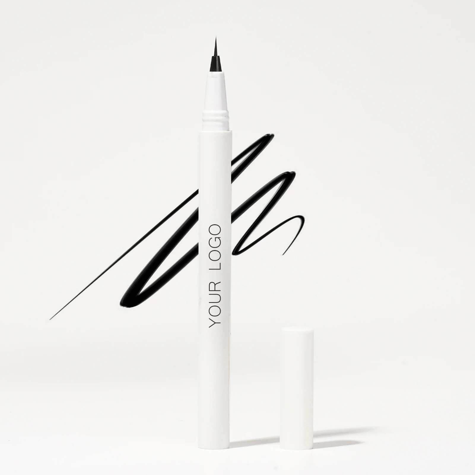 Long lasting eyeliner pen Ultra fine brush tip vegan private label waterproof wholesale eyeliner pen eyebrow pen