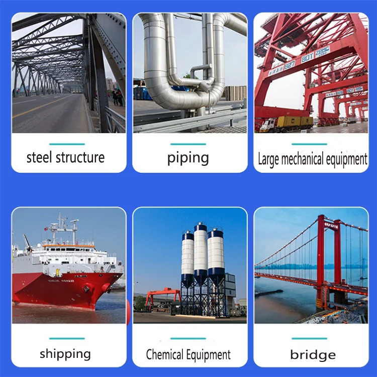 Industry for heat exchanger pipeline water based paint coating steel structure