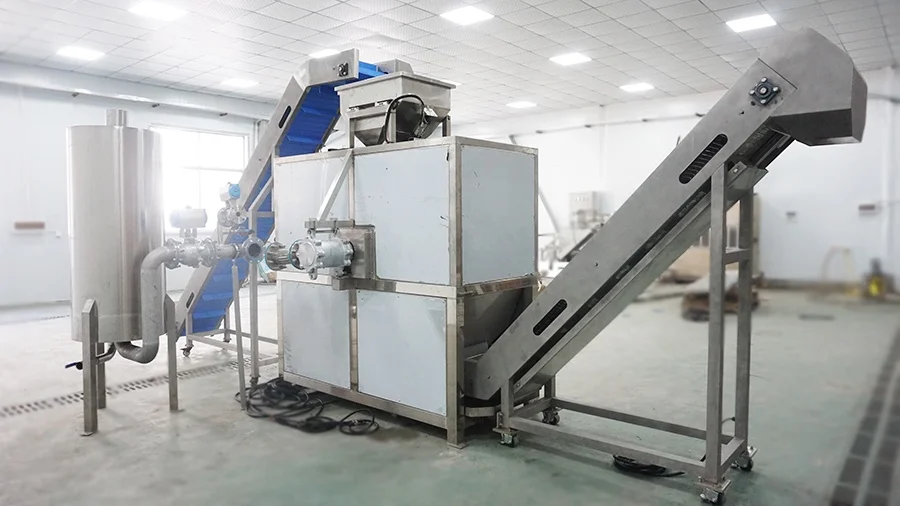 Automatic Onion Potato Taro, Mango,Peach, Grape Steam Peeler Machine Plant Process Line Machine