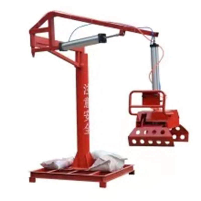 Pneumatic mechanical gripper electric balance crane to help fertilizer feed cement handling loading and unloading truck mechanic