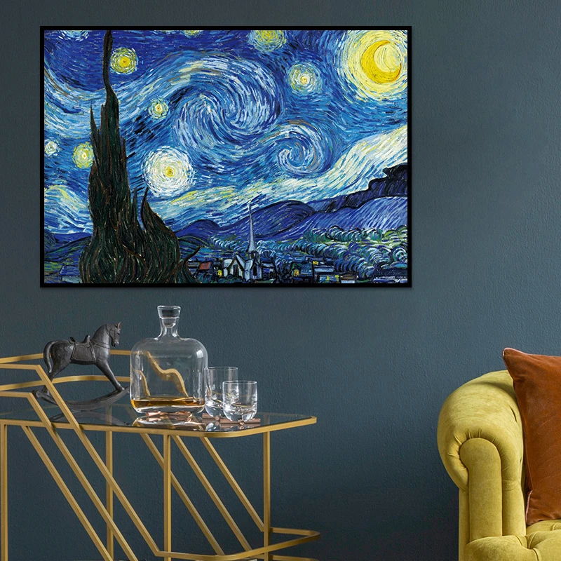 Star Wood puzzle education children adult casual board puzzle game starty night 1000 pieces of puzzle wall art