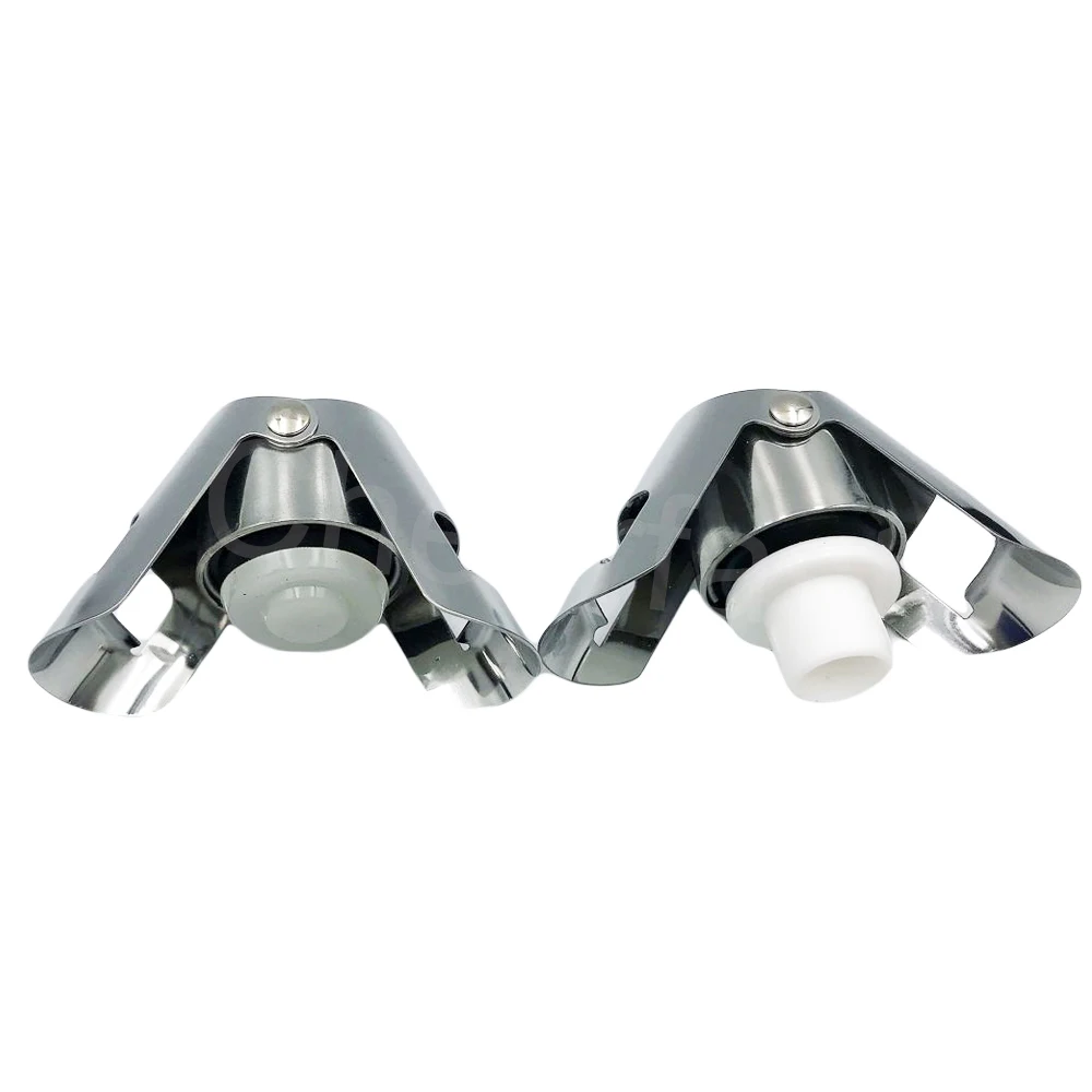 Cheerfast Accessories Stainless Steel Sparkling Wine Bottle Plug Sealer Bubbly Stopper Bottle Champagne Black Champagne Stopper