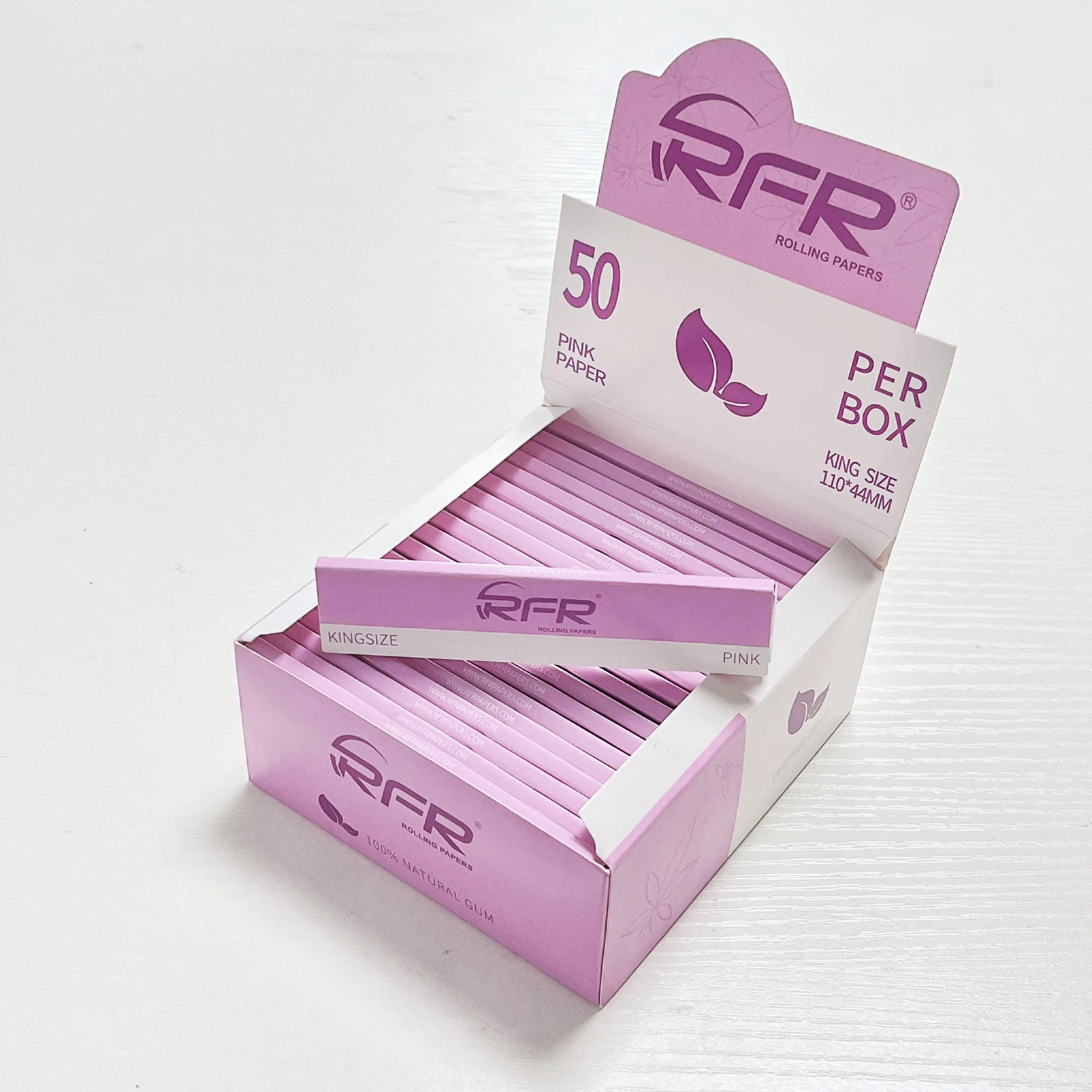 Premium Smoking Paper Roll Custom OEM Rolling Papers Long Papers Smoking King Size 32 leaves with Tips