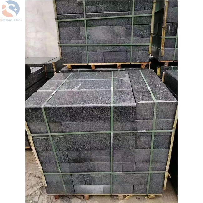 Cheap G654 Grey Granite Natural kerbstones For Garden Decoration  High Quality granite kerbstone price For Sales