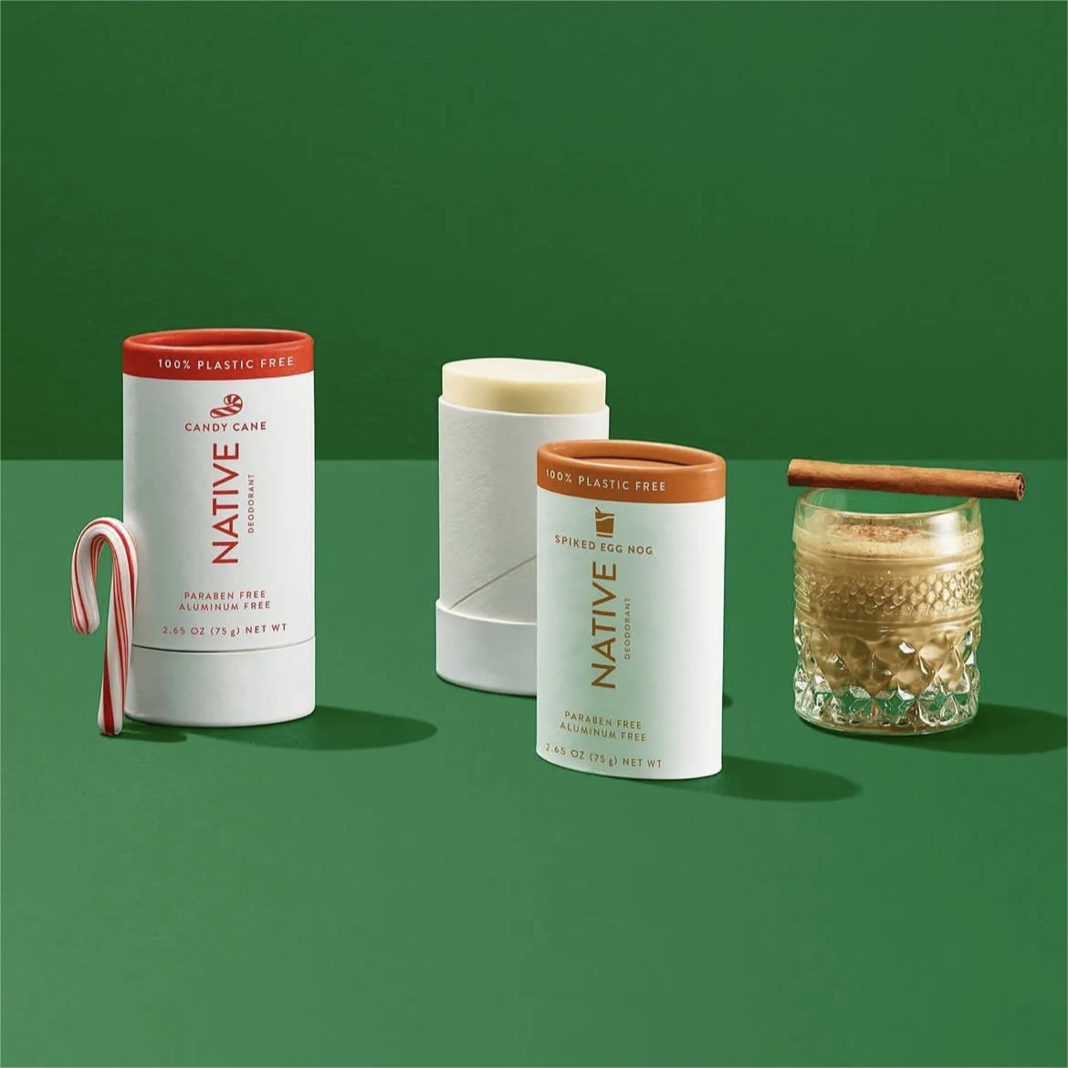 Custom Oval Natural Deodorant Solid Stick Containers Packaging Eco Friendly Cardboard Push Up Kraft Paper Tube