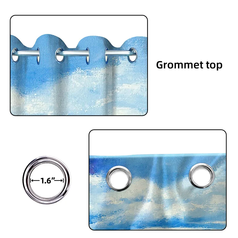 Wall Covered With Flowers 3D Digital Printing Landscape High Quality Photo Polyester Blackout Curtains