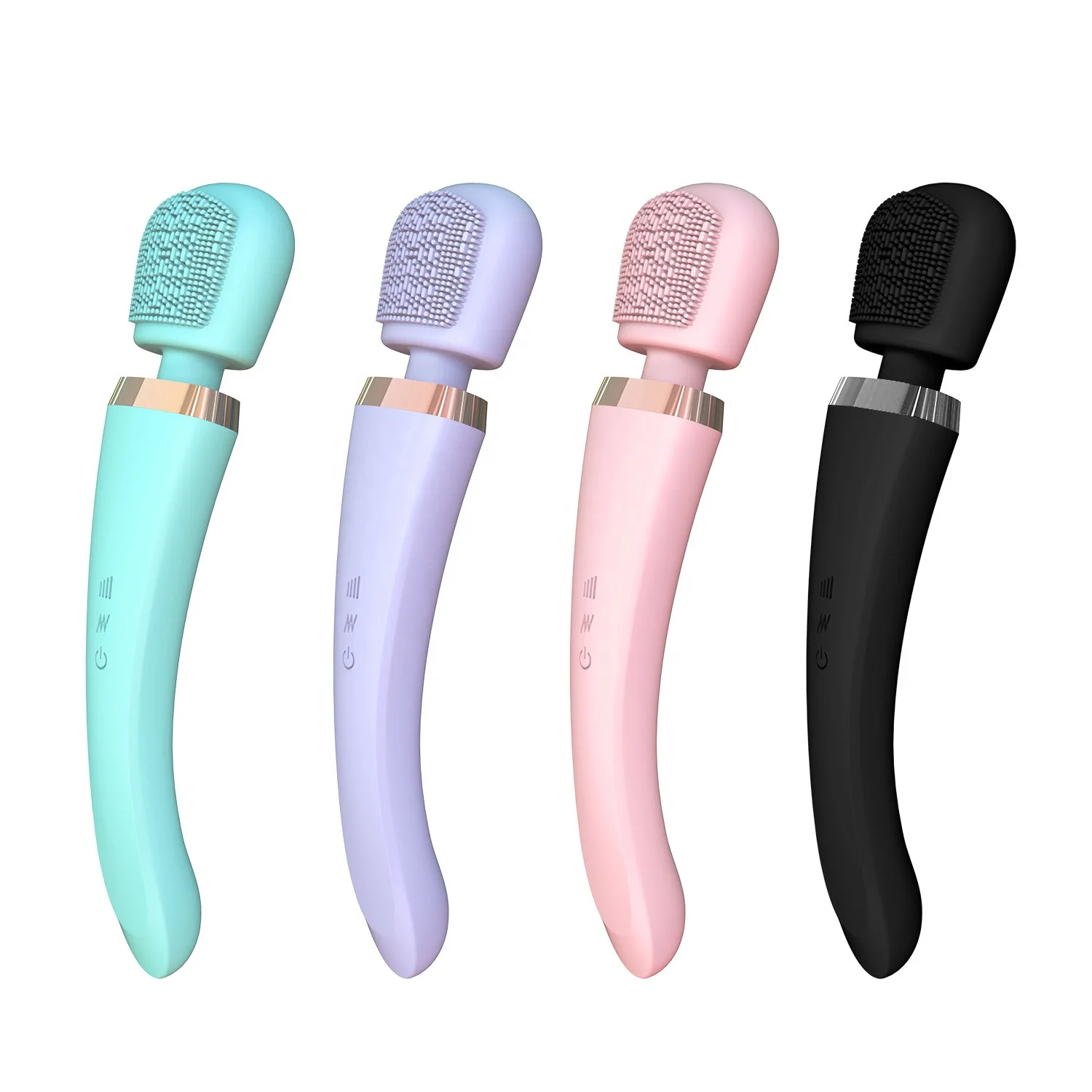 New products sex toys vibrator wand massager with brush head for women