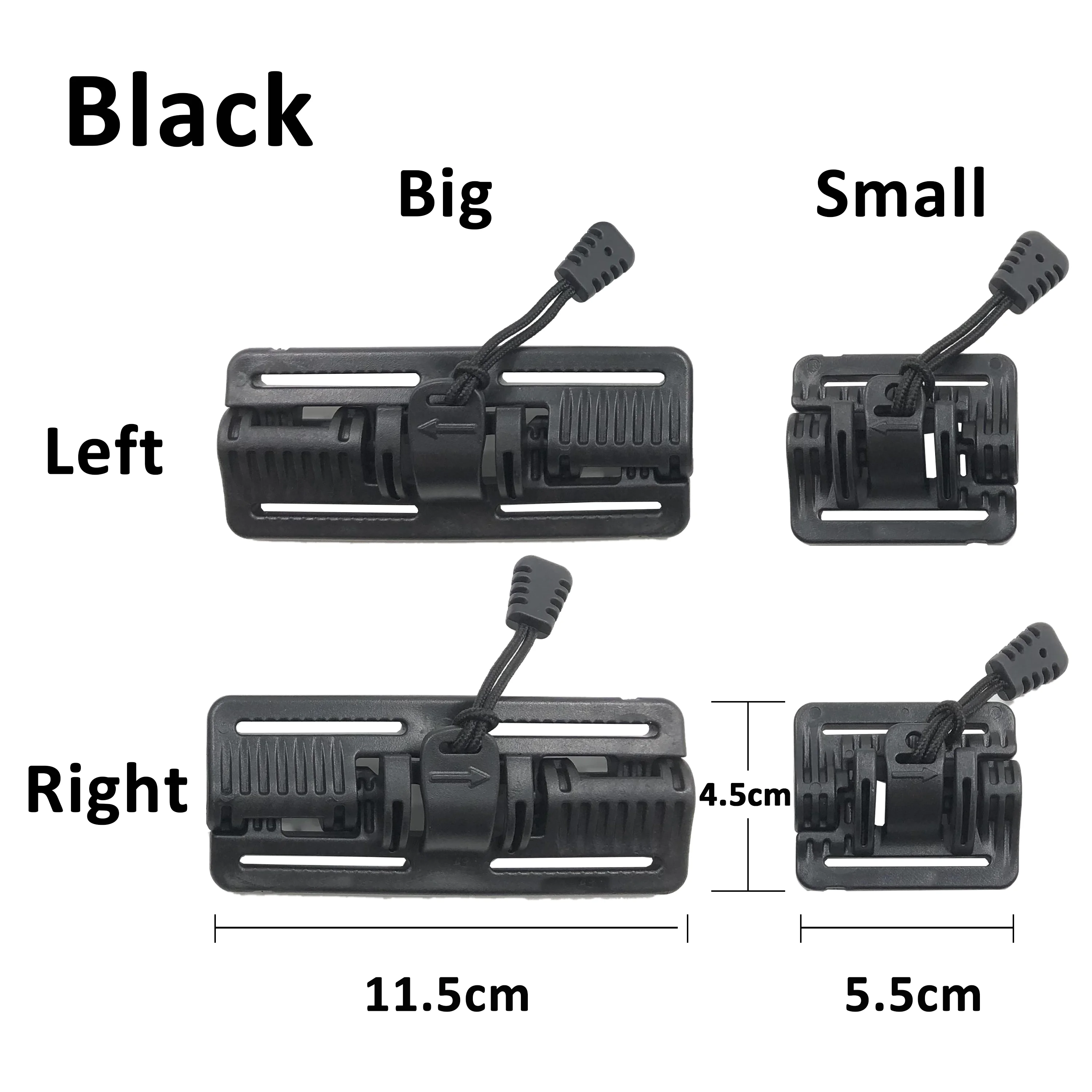 Tesnio High Quality Plastic Belt Buckle with Lock for Vest Quick release buckle POM a set