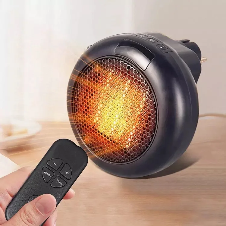 Home Office Desktop Warm Air Heater Warmer Fan Portable Electric Heater Fast Heat Wall Mounted Heater with Remote Control