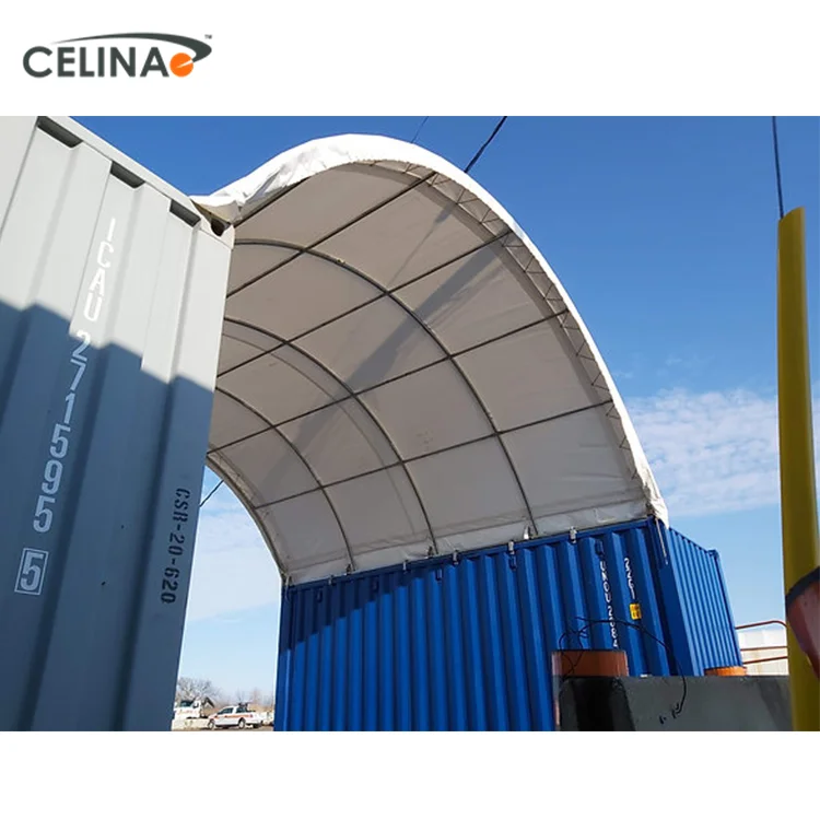 Celina manufactured wholesale waterproof prefabricated warehouse tent container shelter