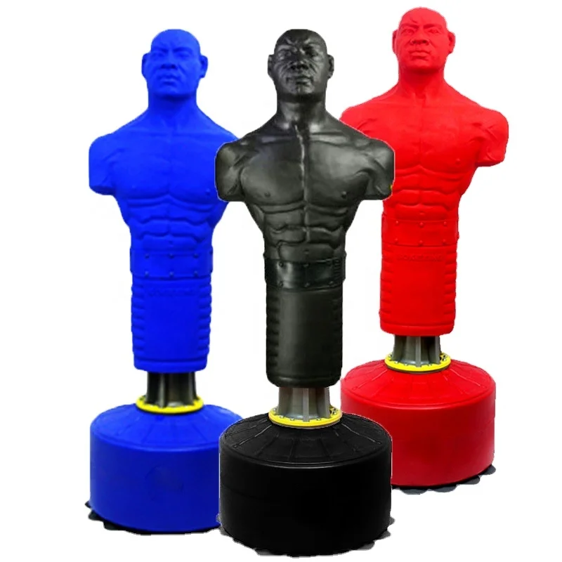 Professional Boxing Equipment Free Standing Silicone Human Shaped Bob Punching Bag Boxing Dummy