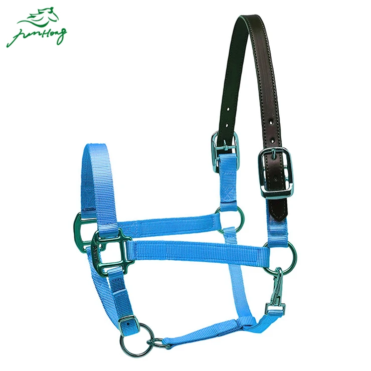 Оптовая продажа высокое качество лошадь headcollars производитель оборудование для лошадей в вашем собственном дизайне нейлоновые с лямкой на