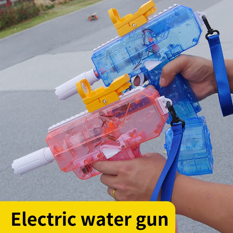 Amazwater Automatic Powered Pumping Big Capacity Splashing Electric Water Squirt Guns Water Soaker Soake Gun Toy