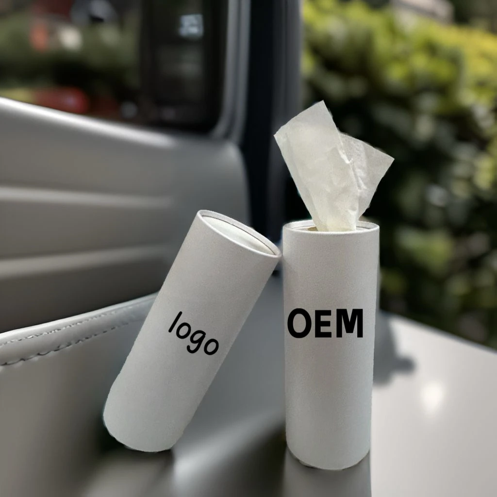 2024 canton fair High Quality 2 Ply Virgin Pulp Machine Paper Box Car Facial Tissue vehicle tissue tissue box