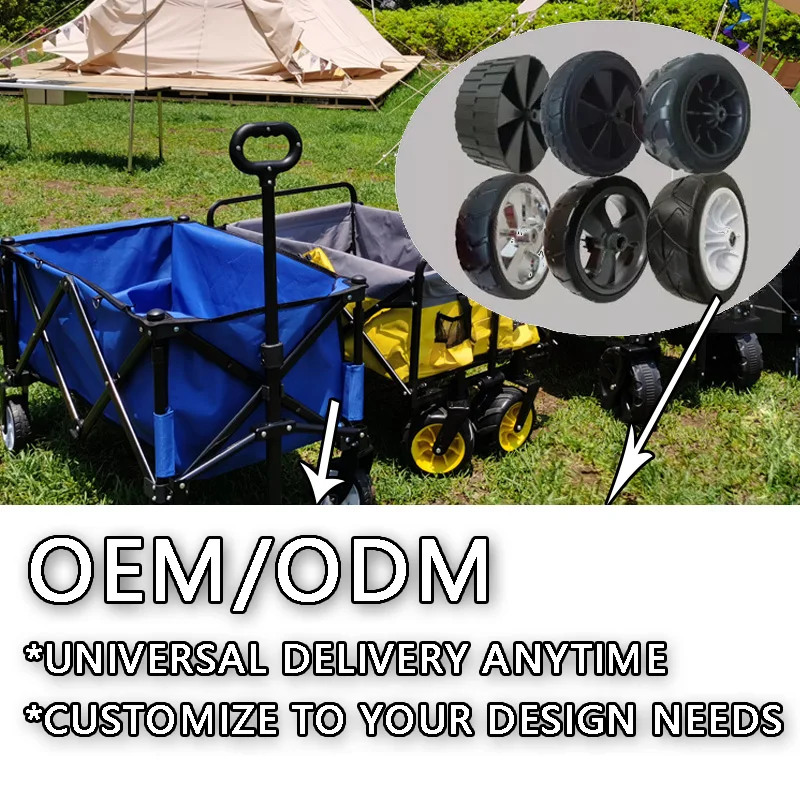 All Terrain Wagon Stroller Folding camping Wagon Foldable Roof Handcart Foldable Transport utility Wagon Folding For Beach