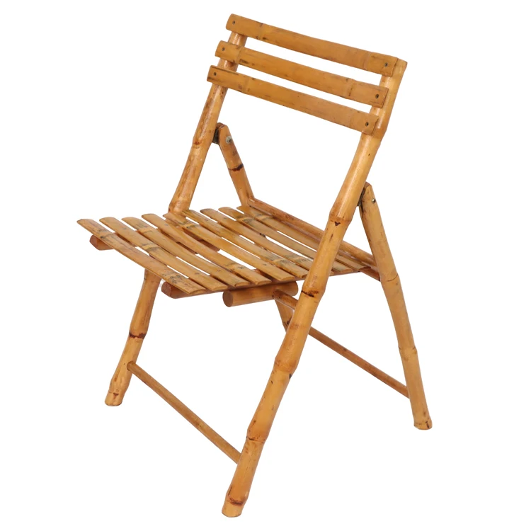 Outdoor folding bamboo chair for event garden event rental