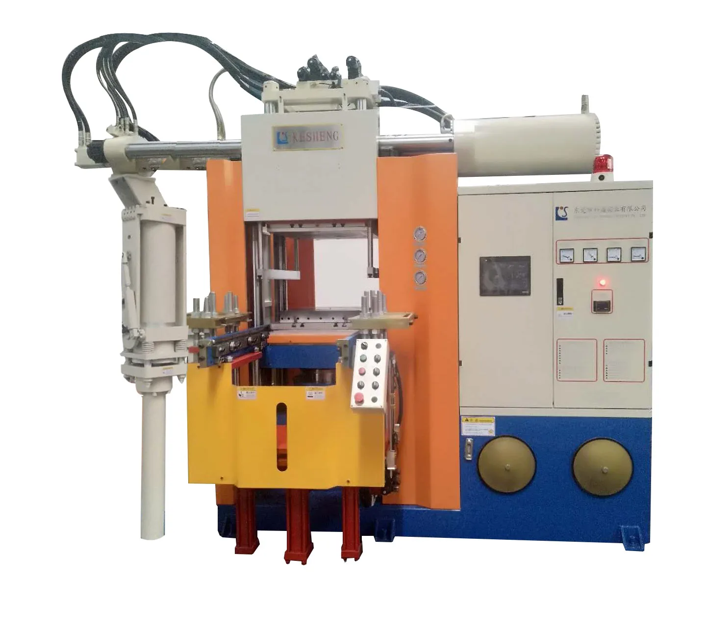 Первый в своем итоге горизонтальный силиконовый литьевой станок