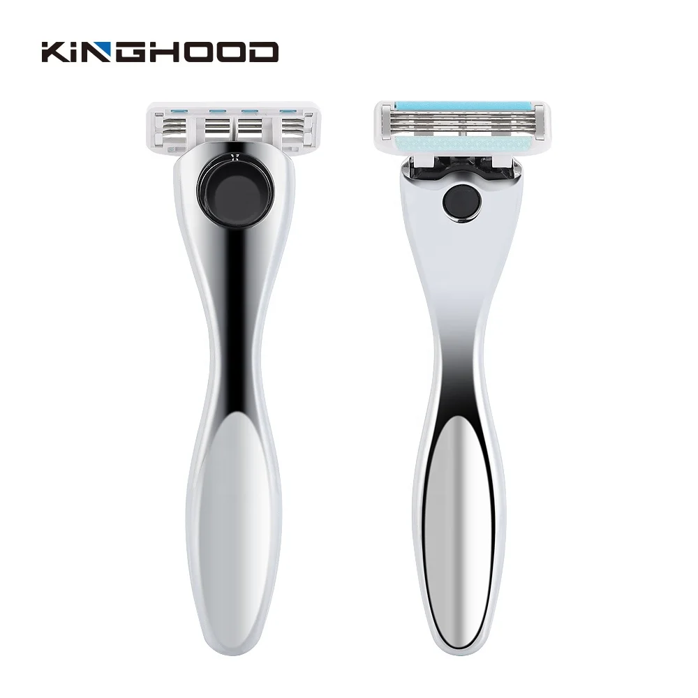 Different Colors Replaceable Razor Women Shaving Razor With Colorful Handles