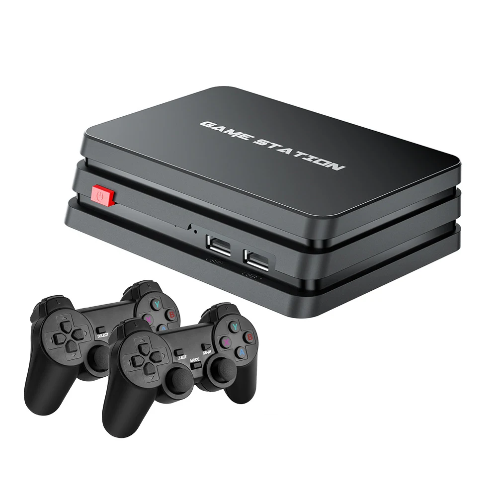 10000 Games PC Gamepad M8 Plus 4K HD Android Tv Box Arcade Game Stations Gamepad TV 32G/64G Retro Video Game Console for PS3