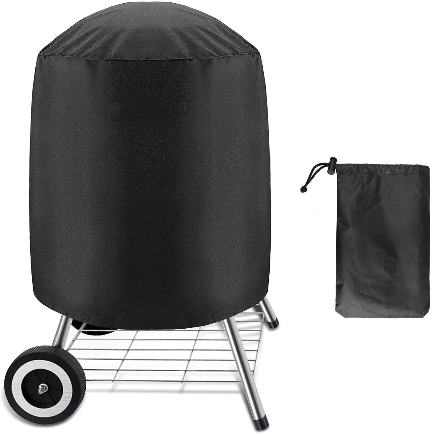 BBQ Grill Cove  Heavy Duty Waterproof Smoker Cover Round Grill Covers Dome Gas