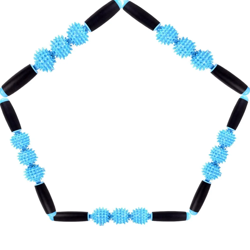 PVC Massage Ball Stick and Massage Roller , Foam and Metal with Handles Massage for Body