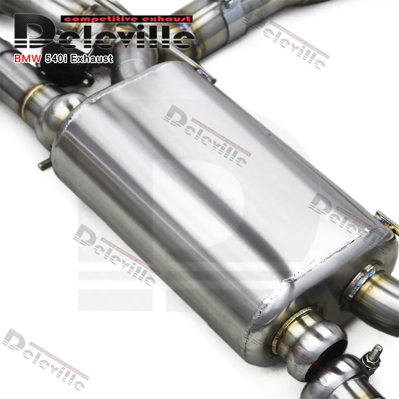 OEM Catback Exhaust For BMW 540/540i G30/G38 3.0T B58 2018-2023 Stainless Steel Exhaust Catback Muffler Valve