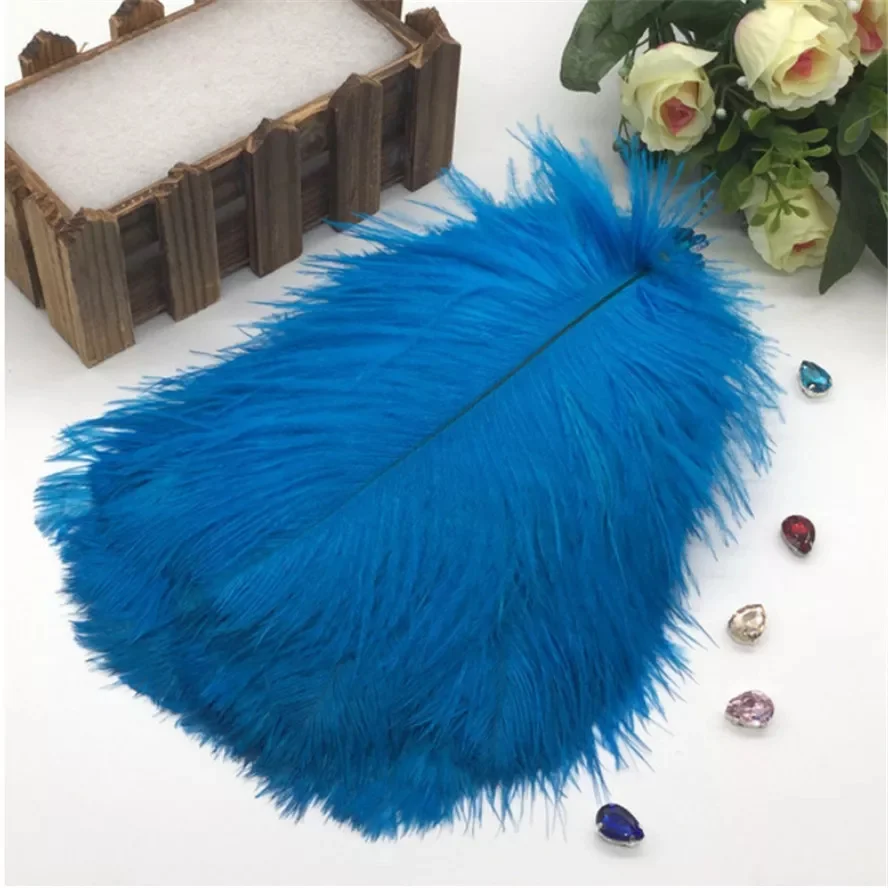 Hot Selling Large 40-45cm Dyed Fluffy Ostrich Feathers Excellent Quality For Diy Party Wedding Decoration Crafts