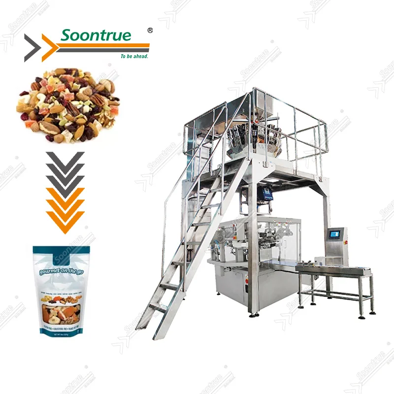 automatic high speed pinto soya beans vertical premade bag doypack packing machine