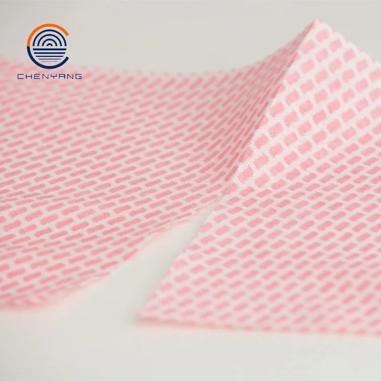 High quality leaf pattern spunlace nonwoven cleaning cloth