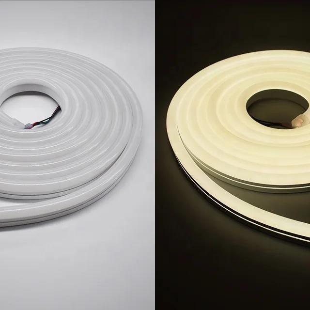 Неоновая цифровая неоновая лента 5050 6*12 мм, постоянный ток 12 В для украшения помещений и улицы, Адресуемая неоновая лента