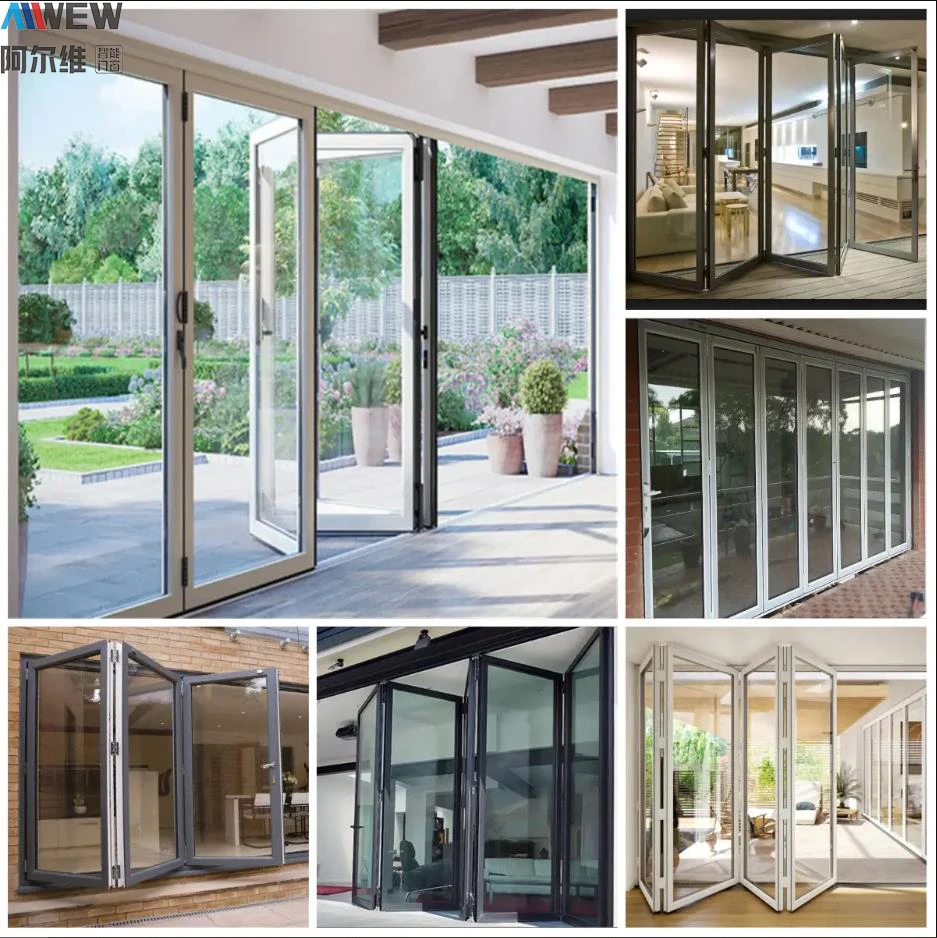 Commercial Building Apartment House Accordion Doors folding Interior Bifold Door