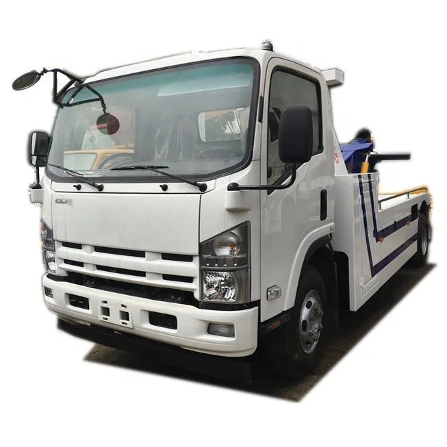 Japanese diesel 4ton tow truck 5ton road block removal truck