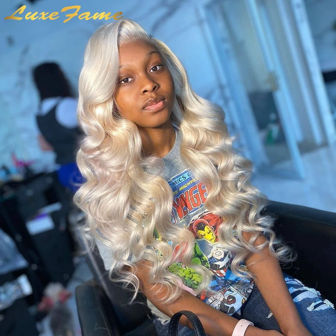 Top Quality Transparent Blonde 26 Inch Human Hair Lace Front Wig,Afro Hair French Braid Wig,Light Curly Blonde Human Hair Wig