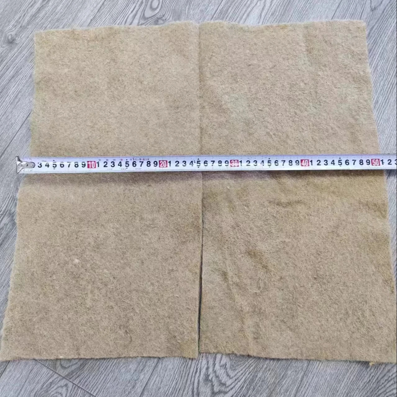 50*50cm Natural Jute Mat Tree Mulch Keep Soil Moisture 100% Biodegradable Jute Mulch Mat for Weed Control