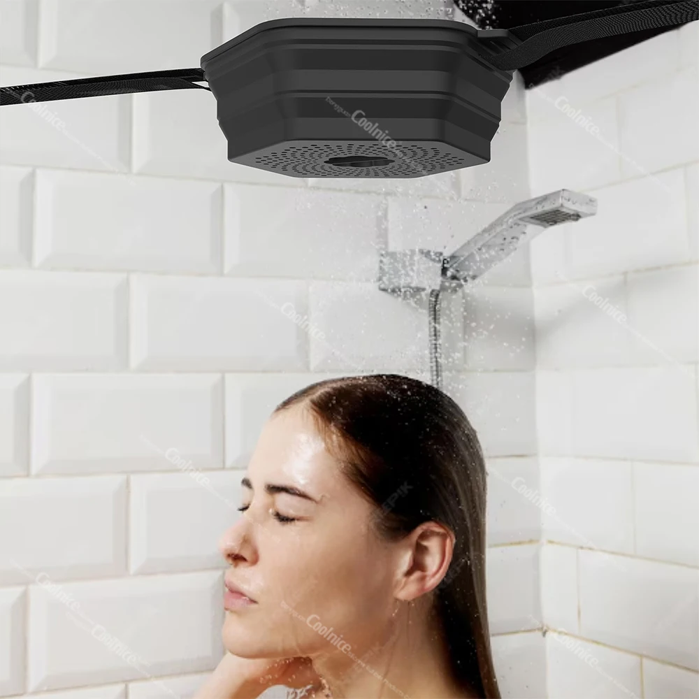 Daily Bath Outdoor Portable Shower Easy To Use Ice Cold Shower Folding Storage Iced Shower Water Container