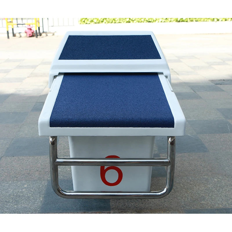 high quality International swimming pool starting block track and field for swimming pool competition and training