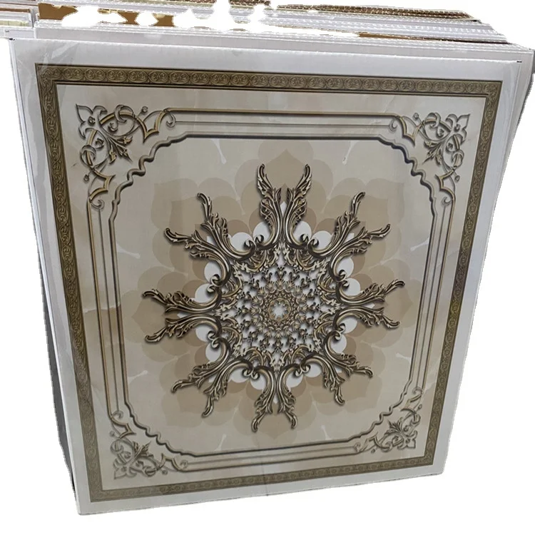 New Pattern Rectangle Bathroom Kitchen Living Room Office Designs Interior Ceiling Pvc Ceiling Board Plastic Ceiling