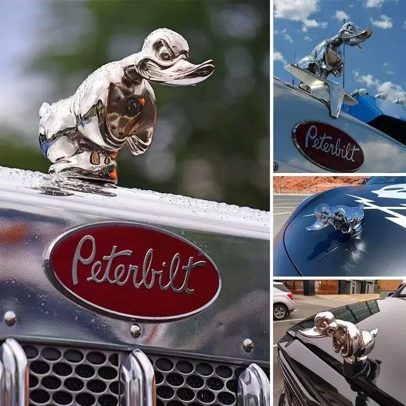 New resin craft car decoration strong duck plating curiosity ornaments garden yard decoration