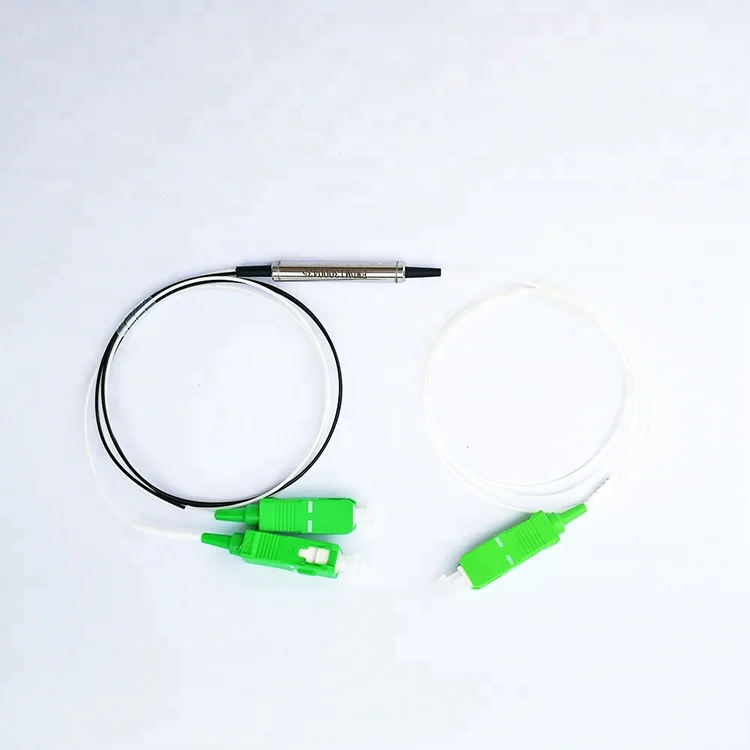 3 port High Isolation fiber optic splitter 1310/1490/1550nm 1 Channel FWDM Module