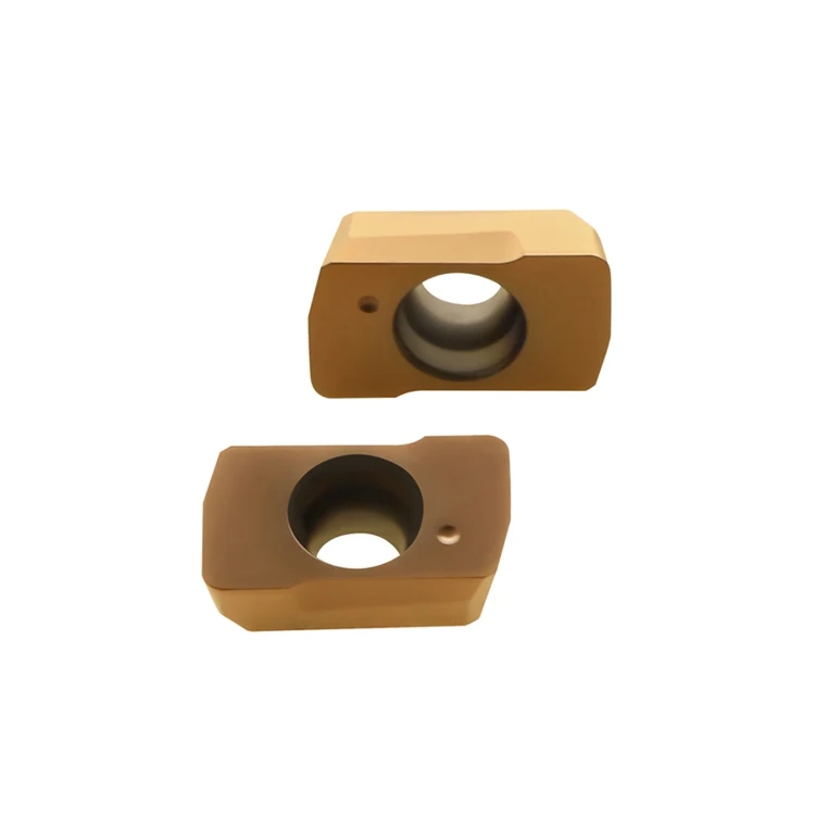 CNC Milling Inserts YPHW YPHW100308ZER-15 Side / Bottom Finish And For Contour Processing Mirror Insert