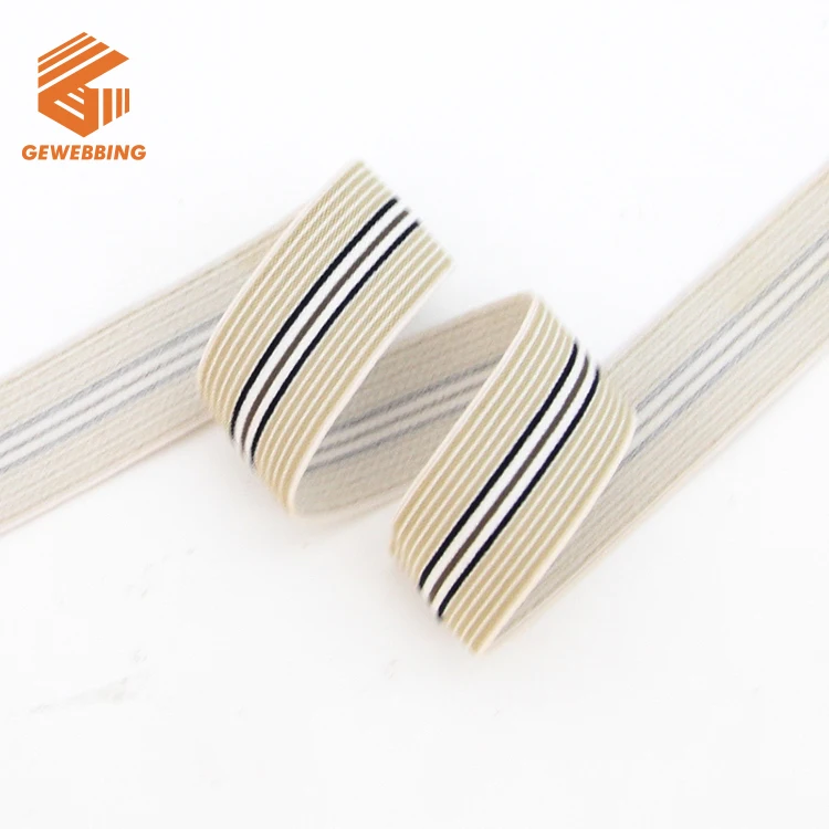 Webbing Manufacturer Free Design 1inch 2inch Custom Jacquard Elastic Waistband Nylon Web band For Underwear