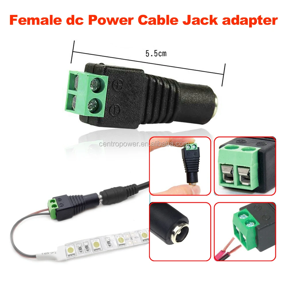 Best Wholesale Price Female DC Power Connector for CCTV Systems DC Barrel Connector