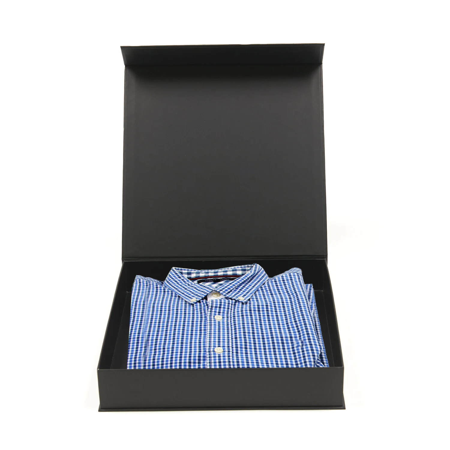 Wholesale Recycled Rigid Cardboard Clothing Wig Ribbon Foldable Flat Magnetic Lid Luxury Folding Gift Boxes